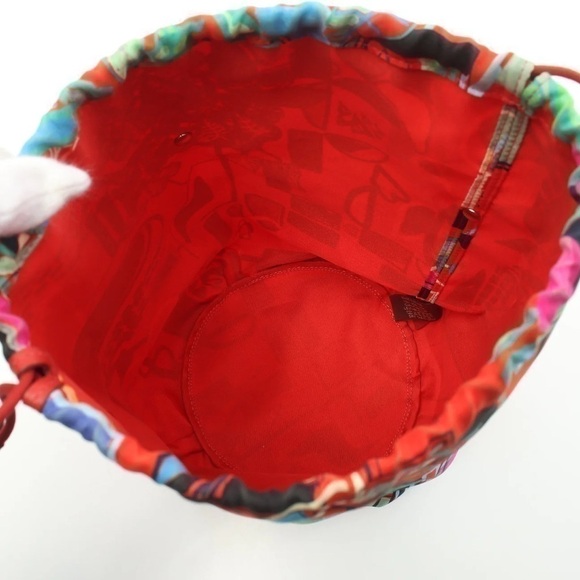 Musardine Potion Spare bag Pouch Silk Red Multicolor X stamp - Picture 3 of 10